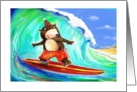 Happy Birthday Surfing Bear, Money Enclosed card