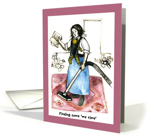 Mother's Day, 'me time' card (1149408)