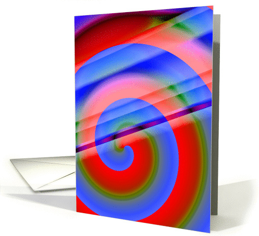 Swirls card (1119516)
