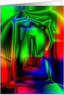 Crazy Colorful card
