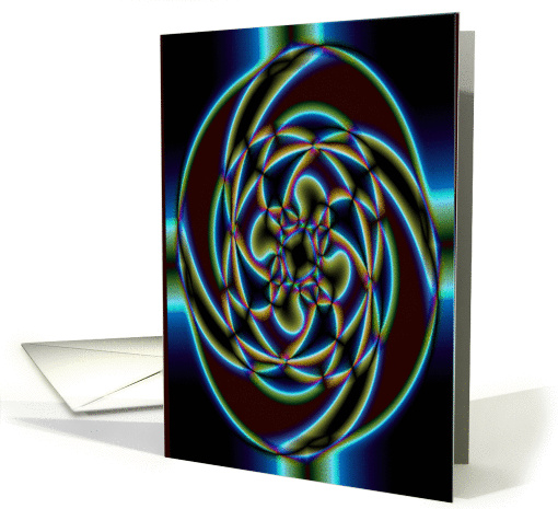 Abstract Flower card (1144370)