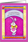 Birthday Bunny: Present and Future card