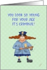 Aunt Mella: Look Young It’s Criminal card