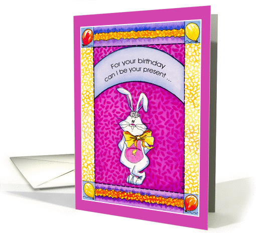Birthday Bunny: Present and Future card (1121108)