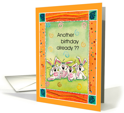 Birthday Bunnies: Four Crying Out Loud card (1121206)