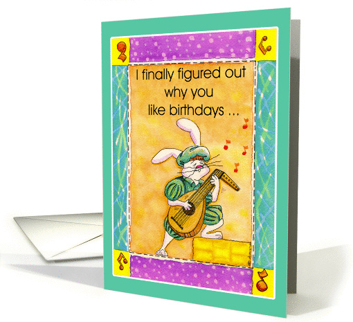 Birthday Bunny: Getting the Lute card (1157372)