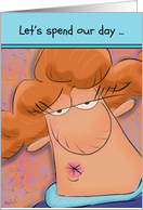 Aunt Mella Up Close and Purse-onal Anniversary Card