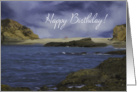 Happy Birthday Beach Coastal Card