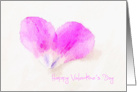Watercolor Heart, Be My Valentine? card