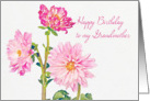 Happy Birthday Grandmother card