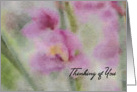 Watercolor Thinking of You card