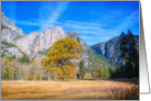 Yosemite Landscape Notecard Blank Inside Any Occasion card