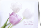 God’s Blessings on Your Marriage Soft Tulips card