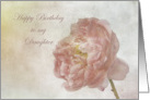 Pastel Camelia Birthday for Daughter card