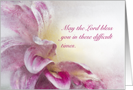 Lord’s Blessing during Difficult Times card