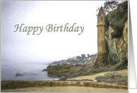 Miles Away Castle Birthday card