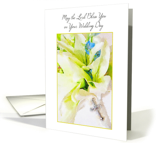 Wedding Blessings Floral card (1403952)