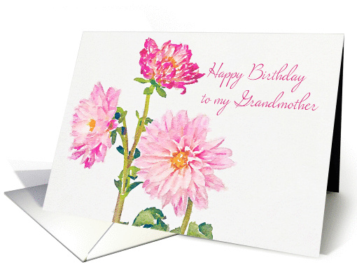 Happy Birthday Grandmother card (1404360)