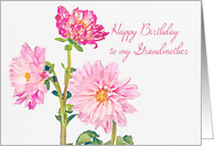 Happy Birthday Grandmother card