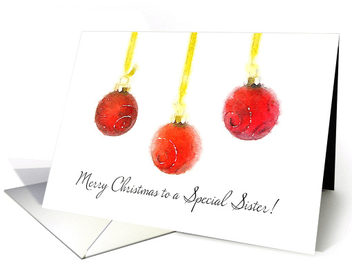 Merry Christmas to Sister card (1404544)