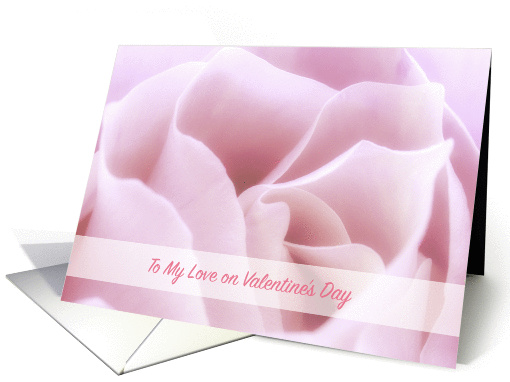 To My Love Valentine Rose card (1415198)