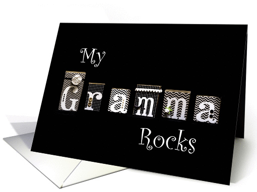 My Gramma Rocks Birthday card (1446340)