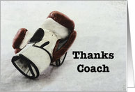 Thank You to Boxing Coach/Trainer card