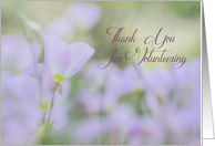 Thank You for Volunteering Floral card