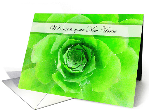 Welcome to your New Home Watercolor card (1480610)