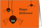 Happy Halloween Spiders You are Invited Invitation card