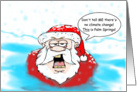 Climate Change Santa card