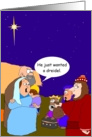 Christmas Manger Scene card