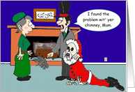 Christmas Chimney Problem card