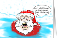 Climate Change Santa card