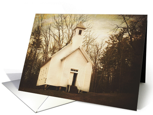 Little Country Church Blank Note card (1382938)