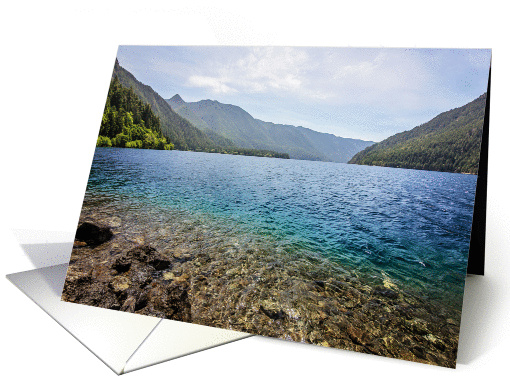 Mountain Lake Blank card (1397816)