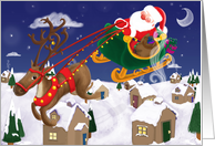 Santa’s coming card
