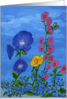 Window Flowers card