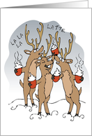 Cheers to you! Christmas Cheers! Santa’s Reindeer humor card