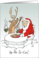 Ho-Ho, Cocoa! Christmas Greeting card