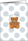 Boy-O-boy! Congratulations on your new baby boy! card