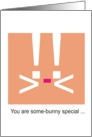 Some-Bunny Special card