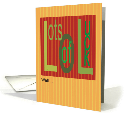 Lots of Luck on getting old card (1152896)