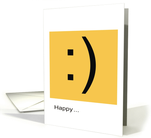 Be Happy! card (1169174)
