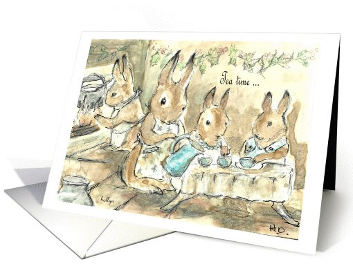 Tea Time! blank card (1169252)