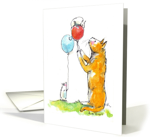 Balloon Ride Mouse ... card (1306628)
