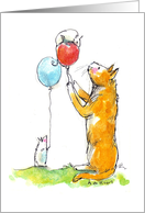 Balloon Ride Mouse ... card
