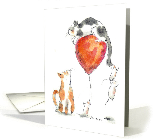 Balloon Ride Birthday ... card (1306666)