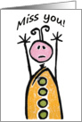 Miss you ... a lot! card