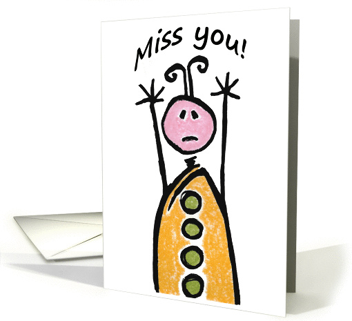 Miss you ... a lot! card (1158790)